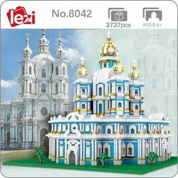 LZ8042 Миниатюрная Алмазная модель здания из мелких частиц Храма Неба, декомпрессионные строительные блоки, развивающие игрушки