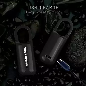 M01 Fingerabdruck-Vorhngeschloss USB Смарт-футляр для путешествий без ключа Schubladenschlos