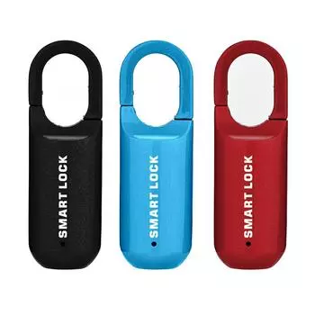 M01 Замок с отпечатком пальца USB Умный шкаф без ключа для дома Дорожный кейс Замок для ящика Противоугонный многофункциональный замок Замок из цинкового сплава чёрный