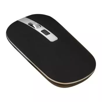 M106 2.4G Беспроводная перезаряжаемая эргономичная игровая мышь для ноутбуков и компьютеров серебряный