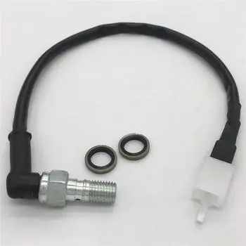 M10 1.0/1.25MM Мотоциклетный гидравлический тормозной переключатель давления заднего света с полым болтом Аксессуары для мотоциклов Гидравлический тормозной переключатель