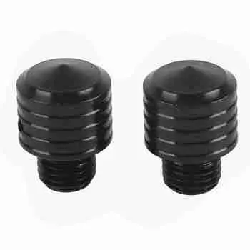 M10*1.25 Универсальный мотоциклетный зеркало заднего вида резьба болты адаптер винты (черный)