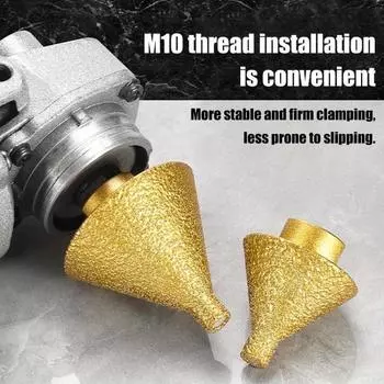 M10 алмазные фрезы для фасок диаметром 38 мм фрезерные плиткорезы мраморные коронки для бетона камнерезные коронки строительные инструменты