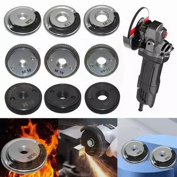 M10 M14 5/8 дюйма -11 резьба угловая шлифовальная машина прижимная пластина гайка фланца аксессуар стопорная гайка замена для алмазного отрезного диска