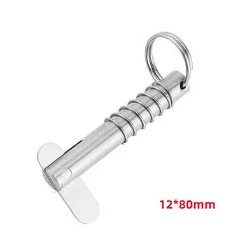 M12 * 80 мм морской класс, нержавеющая сталь 316, быстроразъемный штифт для лодки, морское оборудование, сменные петли для палубы, аксессуары 1pcs