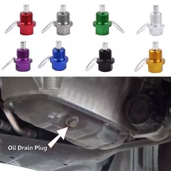 M12 M14 M16 M20 Магнитная гайка масляного картера Винт сливной пробки для Honda Mazda Suzuki M14*1.5 синий