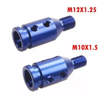 M12x1.25mm /M10x1.5mm универсальный алюминиевый адаптер для ручки переключения передач для безрезьбовых переключателей для Mini 4 цветов