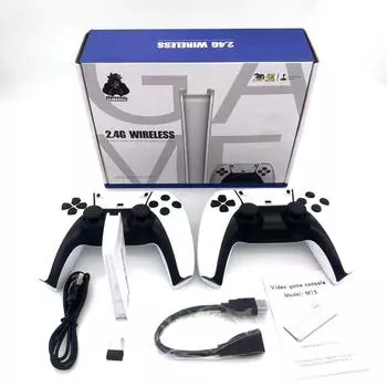 M15 Wireless 2.4G HD Arcade PS1 Мини-игровой автомат U Bao Retro P5 Ручка Домашний игровой автомат 64G 20000 Games