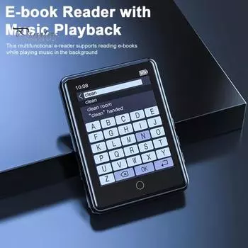 M17 Mp3/Mp4-плеер с Bluetooth-совместимым 2,4-дюймовым сенсорным экраном Музыкальный плеер Электронная книга 16 ГБ Портативный цифровой медиаплеер без потерь с FM 16GB