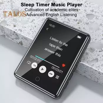 M17 Mp3/Mp4-плеер с Bluetooth-совместимым 2,4-дюймовым сенсорным экраном Музыкальный плеер Электронная книга 16 ГБ Портативный цифровой медиаплеер без потерь с FM 16GB