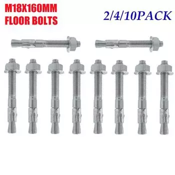 M18 x 160 мм x 10 напольных болтов/сквозной болт/анкерный болт/2-стоечный подъемник/рампа 2pcs
