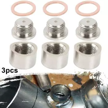 M18x1.5 Адаптер датчика O2 Гайка из нержавеющей стали Пробка для датчика O2 (Выпуклый) #C