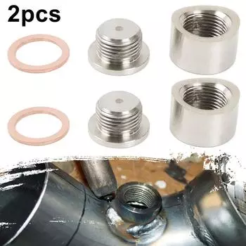 M18x1.5 Адаптер датчика O2 Гайка из нержавеющей стали Пробка для датчика O2 (Выпуклый) #C