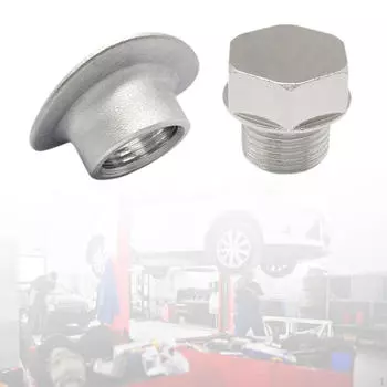 M18x1.5 Легко привариваемая заглушка Адаптер для выхлопной трубы из нержавеющей стали No Gasket