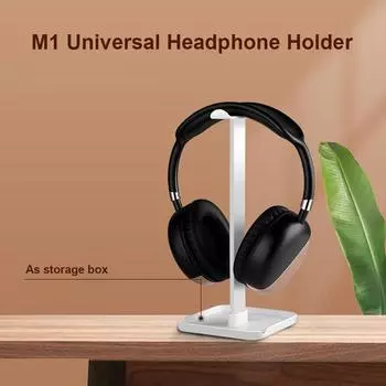 M1 Держатель для наушников Гарнитура Подставка для наушников Гарнитура Кронштейн Аксессуары белый