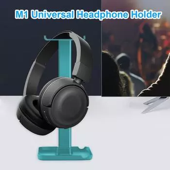 M1 Настенный кронштейн для наушников Держатель гарнитуры Настольная подставка для наушников Вешалка белый