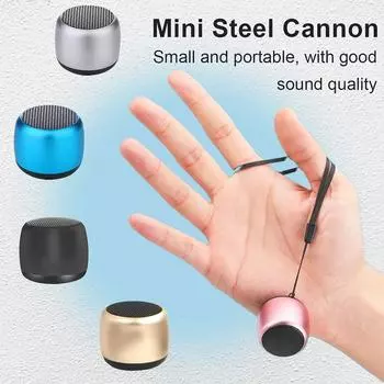 M1 Портативный Bluetooth-динамик, музыкальный стереозвук, объемный мини-USB-сабвуфер, динамик, аудиоплеер, беспроводной Bluetooth-динамик чёрный