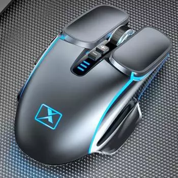 M215 6 кнопок 2,4 ГГц беспроводная перезаряжаемая механическая мышь компьютерный аксессуар белый