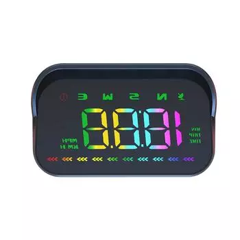 M23 Head Up Display GPS лобовое стекло цифровой спидометр MPH Plug and Play для автомобиля HUD цветной дисплей с предупреждением о скорости направление