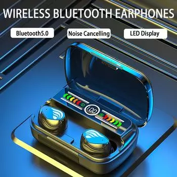 M27 TWS Bluetooth наушники с шумоподавлением гарнитуры беспроводные наушники HD стерео спортивные водонепроницаемые наушники с микрофоном для Xaiomi