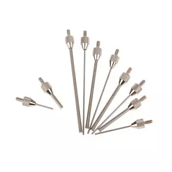 M2.5 резьба 1/1.5/2/3 мм диаметр иглы циферблатный тестовый индикатор контактная точка 10/20/30/40/50 мм длина измерительные приборы 3X40MM