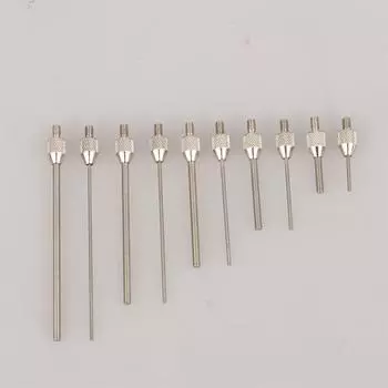 M2.5 резьба 1/1.5/2/3 мм диаметр иглы циферблатный тестовый индикатор контактная точка 10/20/30/40/50 мм длина измерительные приборы 2X50MM