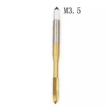 М2/М2.5/М3/М3.5/М4/М5/М6/М8 HSS Метчик метрический прямозубый резьбовой винтовой метчик черновой M3.5