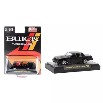 M2 Machines 1/64 buick grand national 1987 black GRAND NATIONAL MiJo limited mini car [product]