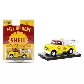 M2 Machines 1/64 chevrolet C60 shell tow truck 1970 Tow Truck тягач мини-автомобиль [продукт]
