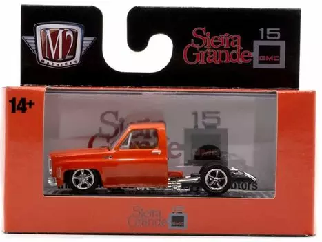 M2 MACHINES M2 Machines Scale Detroit Muscle Release 81 GMC Sierra Grande 15 164 1976 - Custom оранжевый