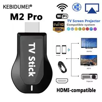 M2 Pro Беспроводной Wi-Fi TV Stick Display TV Dongle HDMI-совместимый проектор для Smart TV 1080P 4K для DLNA IOS Andorid