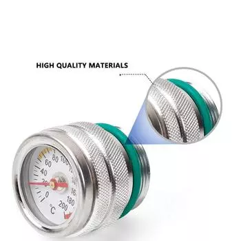 M30x1.5 Мотоциклетный указатель уровня масла, указатель температуры масла, указатель температуры двигателя, аксессуары для Kawasaki W650 W400 W800 1987-1998 чёрный