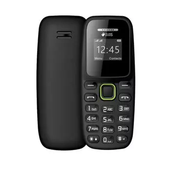 M310 Mini Unlock Mobile Phone Dialer Две SIM-карты Двойной режим ожидания 0,66-дюймовый экран Dialer Карманный сотовый телефон для путешествий вождения чёрный