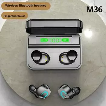 M36 Tws Bluetooth наушники V5.2 беспроводные наушники с микрофоном игровые гарнитуры стерео наушники-вкладыши спортивные