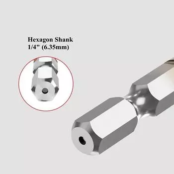 M3 M4 M5 M6 M8 M10 Сверло с титановым покрытием, шестигранный хвостовик, быстрорежущая сталь, ручной инструмент, набор сверл с метрической резьбой