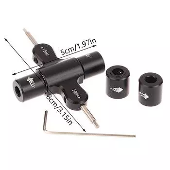 M3 M5 ключ с храповым механизмом, гайка 1,5 2,0 мм, шестигранная отвертка, быстросъемный винт, двигатель, инструмент для крепления винта для радиоуправляемого квадрокоптера Fpv Drone onesize