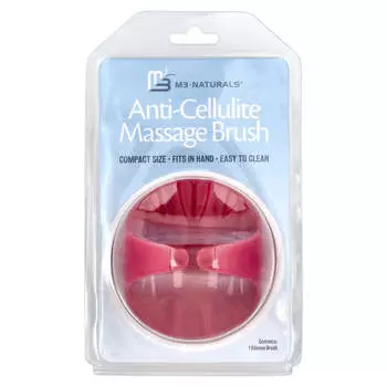 M3 Naturals, Щетка для антицеллюлитного массажа, 1 силиконовая щетка