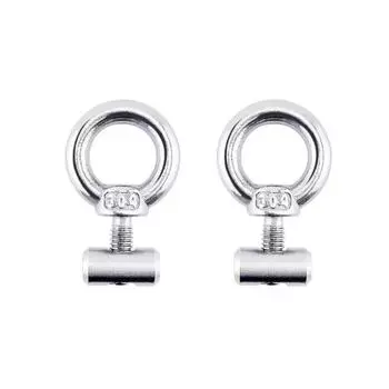 Упаковка из 8 стопоров для тента, стопор для тента из нержавеющей стали 304 для трубчатого рельса, каравана, автофургона, кемпера, лодки 4pcs