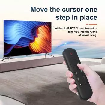 M5 Air Mouse Remote с подсветкой 2.4G Мини беспроводная клавиатура USB-приемник 6-осевой гироскопический датчик Многофункциональный пульт дистанционного управления для медиаплееров Android TV No Light