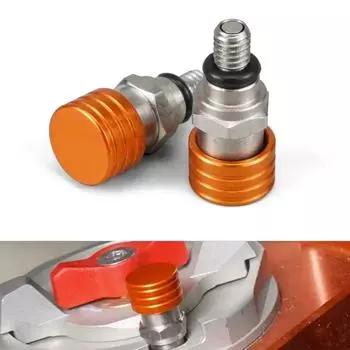 M5 Bleed водонепроницаемый предохранительный клапан прокачки передней вилки для Yamaha YZ TTR WR 125 250 450F Suzuki DRZ RM RMX RMZ Kawasaki Honda зелёный