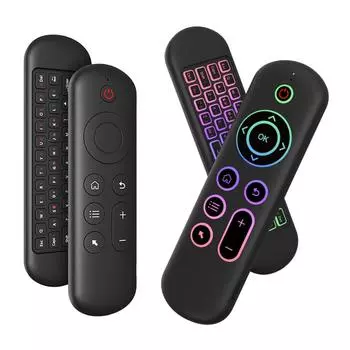 M5 Smart Remote Control Rechargeble 2.4G+BT5.2 Мини беспроводная клавиатура Flying Mouse Remote Motion Sensing для Android TV Box PC