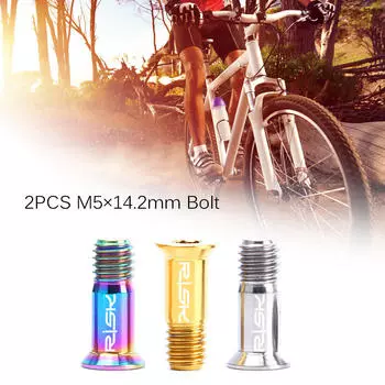 M5x14,2 мм велосипедный болт MTB горный велосипед сверхлегкий винт стержня золотой