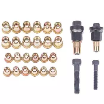 M6 M8 пистолеты с заклепками и гайками, ручные заклепочники, колонна из нержавеющей стали, шестигранные гайки своими руками M6