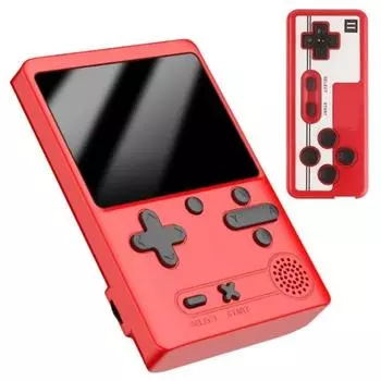 M6 портативная игровая консоль одинарная двойная детская 500 игр ретро классика ностальгический мини портативный подарок 12.5*8*2cm,singles красный