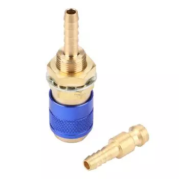 M6 Quick Connect Gas & Water Fittings for mig TIG Welder Torch - for welding Accessory золотой