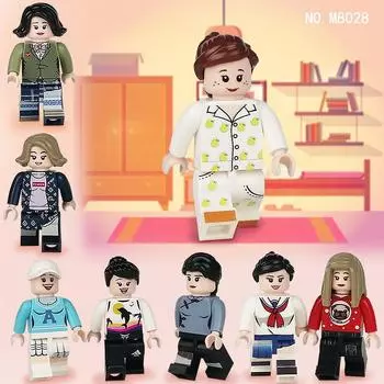 M8028 8 шт. Строительные блоки серии для девочек для детей