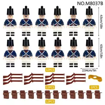 M8037A M8037B M8037C M8161 Игрушечная сумка-конструктор Королевского флота