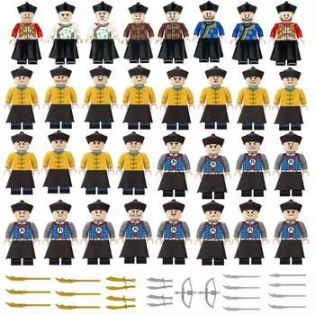 M8045 M1629 M1633 Древняя Имперская гвардия гвардия Зеленый батальон солдат строительные блоки кукла игрушка