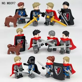 M8097 мультяшная кукла, средневековая фигурка, модель, древнеримский солдат, офицер, детский строительный блок, игрушка