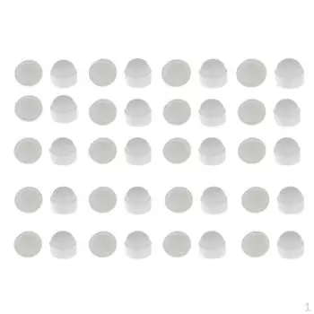 M8 (13x15mm)+М6(10х13мм) Белые пластиковые гайки/колпачки. Гаечные ключи 13/10 мм – 20 шт. в упаковке